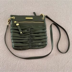 ETIENNE AIGNER Small Brown/Gold Accents Shoulder Bag